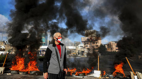 FILE PHOTO. ED DAOURA, LEBANON. © AFP / ANWAR AMRO