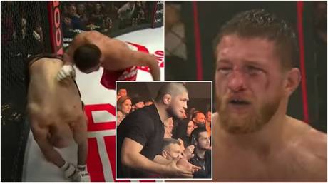 ‘Crazy’: Russian MMA star Ismailov claims he ‘passed out from lack of oxygen’ as he loses megabout with Khabib watching on (VIDEO)