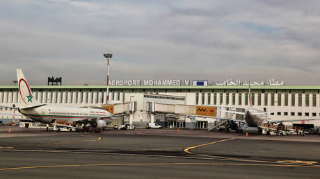 Mohammed V International Airport in Casablanca, Morocco, Africa. © Creative Touch Imaging Ltd. / NurPhoto via Getty Images