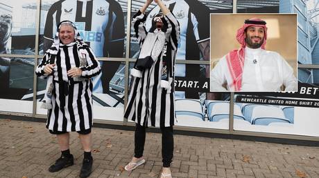 Newcastle fans have welcomed the arrival of their Saudi owners with open arms. © Action Images via Reuters