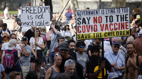 Exclusion zones needed to block &lsquo;idiot&rsquo; anti-vaxxers from holding protests outside schools, UK health secretary says