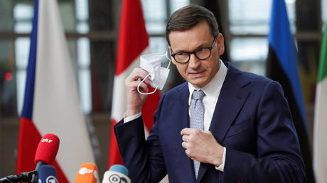 Poland's Prime Minister Mateusz Morawiecki. © Reuters / Olivier Hoslet