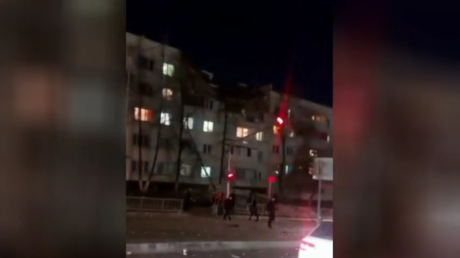 Explosion reported at Russian apartment building as clips show top floor devastated in blast & rescue workers search for victims