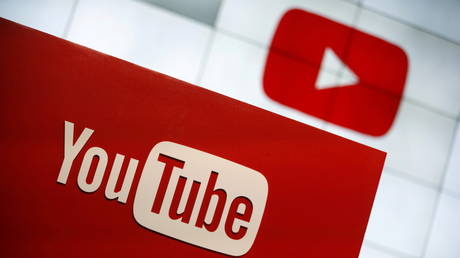 FILE PHOTO: A YouTube logo seen at the YouTube Space LA in Playa Del Rey, Los Angeles, California, October 21, 2015 © Reuters / Lucy Nicholson