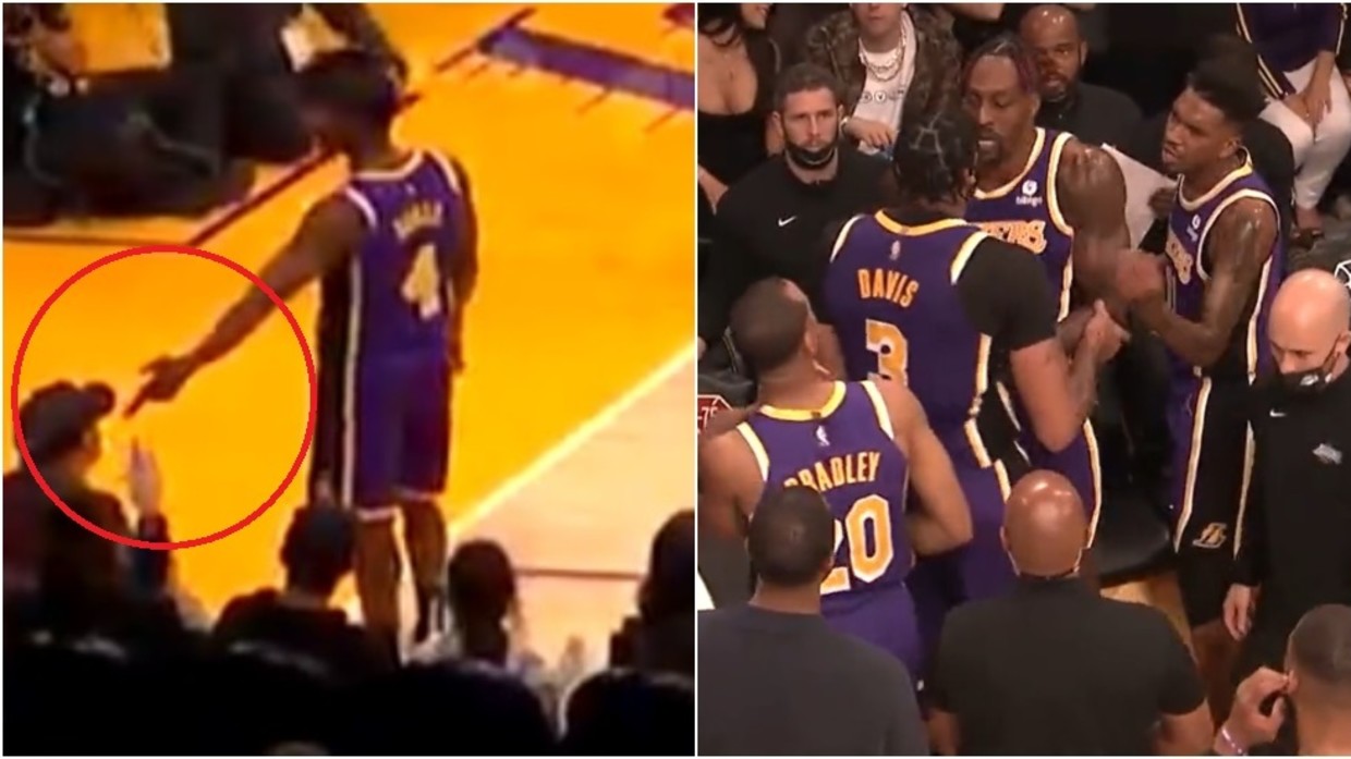 Triggered: NBA fan ejected after Lakers star Rondo ‘makes GUN GESTURE’ in his face, teammates clash on wild night in LA (VIDEO)