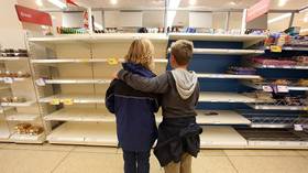 Shelves stripped bare across UK as Brits rush to panic-buy ahead of Christmas