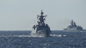 ПОСМОТРЕТЬ российские и китайские военные корабли во время первой совместной патрульной миссии в Тихом океане