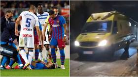 Barcelona star Aguero in hospital after suffering suspected heart scare in frightening scenes at Camp Nou