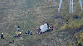 One killed after cable car plummets to ground in Czech mountains (VIDEO)