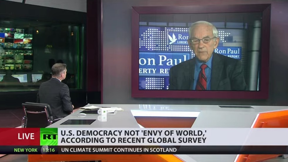 US ‘a long way off’ from democracy or freedom, Ron Paul tells RT