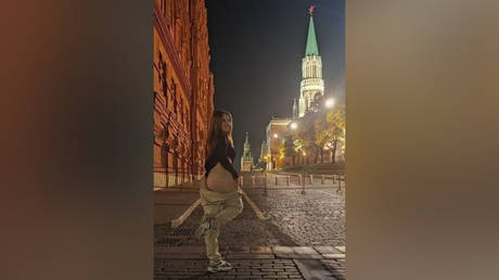 Russian pornstar Rita Fox sentenced to 14 days behind bars after flashing butt in raunchy Kremlin photoshoot