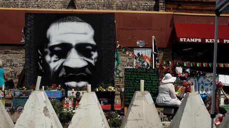 George Floyd Square in Minneapolis, the area where Floyd was killed in police custody. June 3, 2021. © Reuters / Nicole Neri