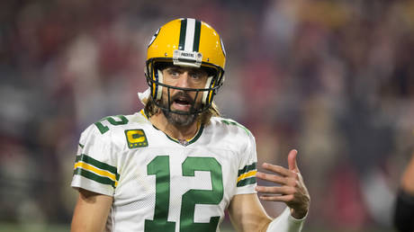 Green Bay Packers star Aaron Rodgers has tested positive for Covid-19. © USA Today Sports