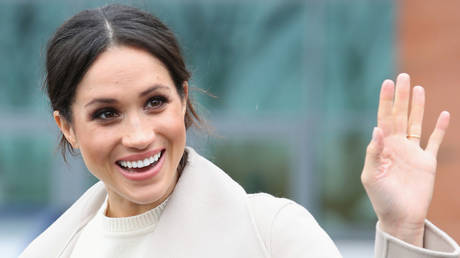FILE PHOTO: Meghan Markle, the wife of the Britain's Prince Harry and the Duchess of Sussex, is seen during an event in Belfast, Northern Ireland.