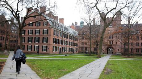 Old Campus at Yale University in New Haven, Connecticut