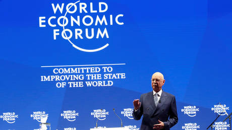 FILE PHOTO: WEF founder Klaus Schwab speaks at the annual meeting in Davos, Switzerland, January 22, 2018