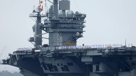 &lsquo;Nuclear propulsion&rsquo; issue sends US supercarrier back to docks