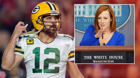 &lsquo;You know how we feel about misinformation&rsquo;: White House slams Aaron Rodgers after controversial vaccine comments (VIDEO)