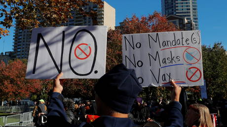 معترضان در اوایل این ماه در بوستون تظاهرات کردند.