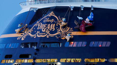 FILE PHOTO. The stern of the Disney Dream, a Disney Cruise Lines' ship.