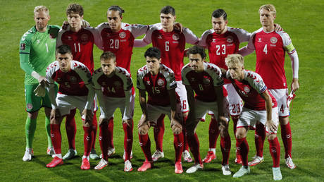 Denmark are heading to the 2022 World Cup in Qatar. © Reuters
