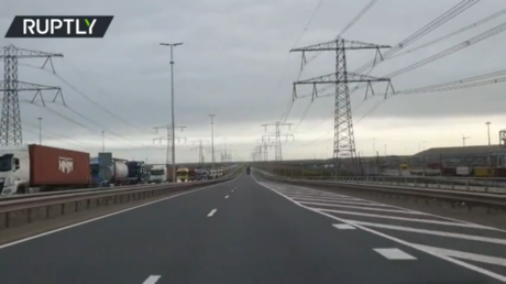 WATCH: Road blockade in Netherlands over Covid controls