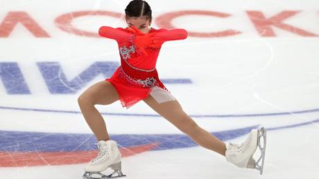 Russian figure skater Adelia Petrosyan achieved a remarkable new first. © Sputnik