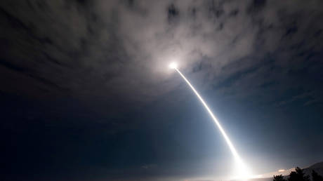 An unarmed Minuteman III intercontinental ballistic missile launch. August 2, 2017. © Reuters / US Air Force