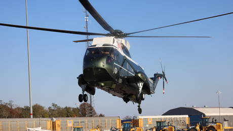 Biden&rsquo;s new $200mn helicopter grounded