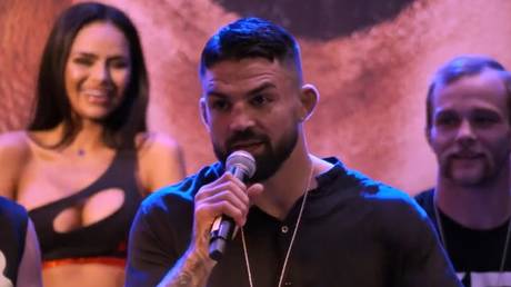 Mike Perry had strong words before his Triad Combat showdown. © Twitter @FiteTV