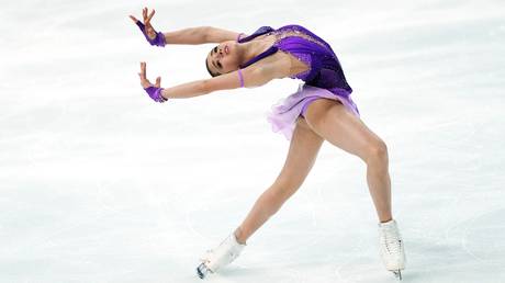 Kamila Valieva broke the short program world record in Sochi. © Sputnik