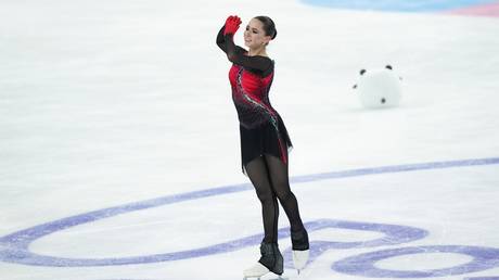 Kamila Valieva picked up more world records on her way to the title in Sochi. © Sputnik