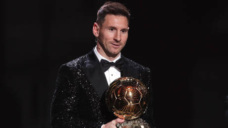 2021 Ballon d'Or winner Lionel Messi © Benoit Tessier / Reuters