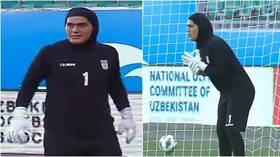 Iran women’s goalkeeper responds to accusations of being a man
