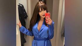 Russian Chelsea superfan & Playboy pin-up makes cheeky request before watching team hammer Juventus (PHOTOS)
