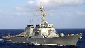 US missile-armed warship heads into Black Sea
