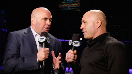 Dana White consulted Joe Rogan after catching Covid. © Zuffa LLC via Getty Images
