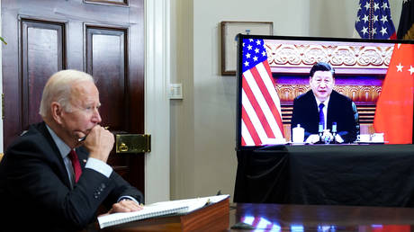 Chinese leader Xi Jinping is not allowed in Biden's Super Democratic Clubhouse. FILE PHOTO © AFP / Mandel Ngan