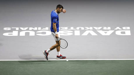 Novak Djokovic was in action for Serbia at the Davis Cup. © Reuters