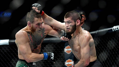 Conor McGregor (left) has criticized Khabib Nurmagomedov © Stephen R Sylvanie / USA Today Sports via Reuters