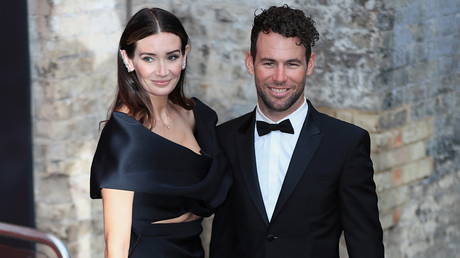 Mark Cavendish (right) and wife Peta © May James / Reuters