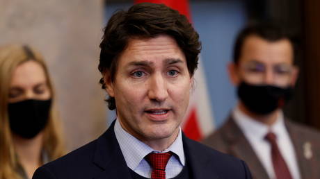 Justin Trudeau has announced that Canada will be carrying out a diplomatic boycott of the Beijing Olympics © Blair Gable / Reuters