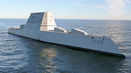 Rust covers US Navy&rsquo;s new stealthy super destroyer (PHOTO, VIDEO)
