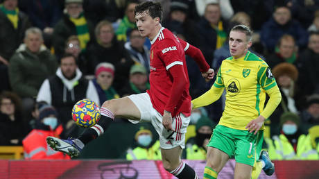 Lindelof came off in the game against Norwich. © Reuters