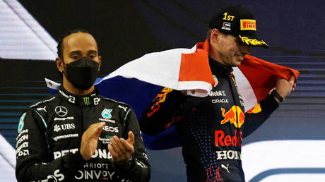 Verstappen took the title as Hamilton settled for second. © Reuters