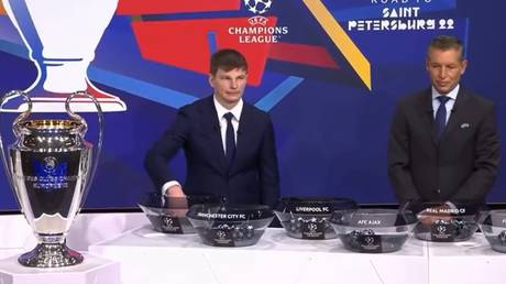 The UEFA Champions League draw caused controversy. © Twitter