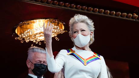 Bette Midler attends the 44th Kennedy Center Honors at the John F Kennedy Center for the Performing Arts in Washington DC
