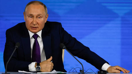 Vladimir Putin has spoken about the diplomatic boycotts of the Beijing Games © Evgenia Novozhenina / Reuters