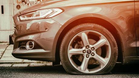 Man goes on tire-piercing rampage using nail scissors