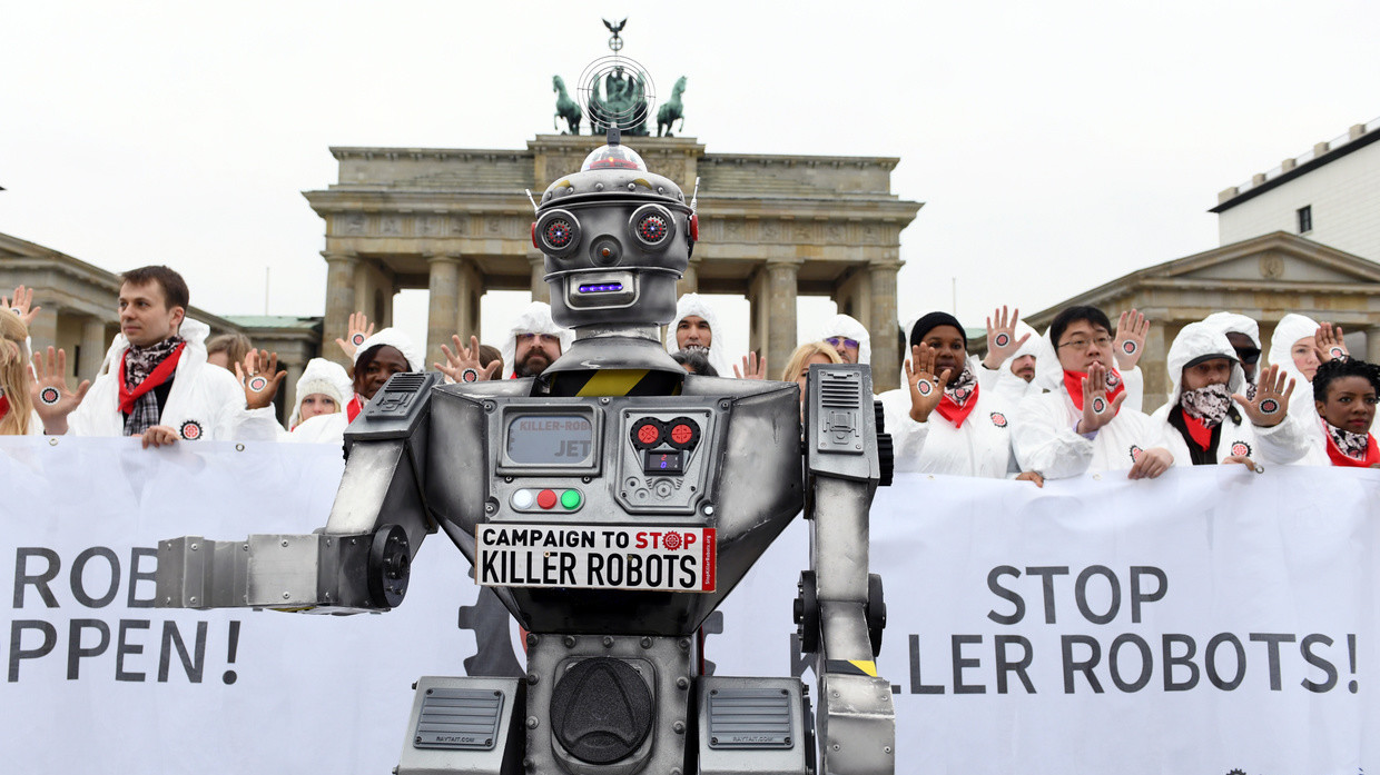U.S. Opposes a Ban on Killer Robots–A New Autonomous Form of Warfare–Ahead of U.N. Weapons Summit